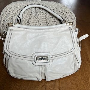 Authentic Coach leather shoulder bag